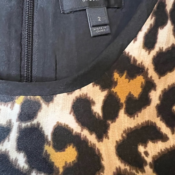 J.Crew Leopard Print Sleeveless Dress Size 2. - Picture 8 of 10